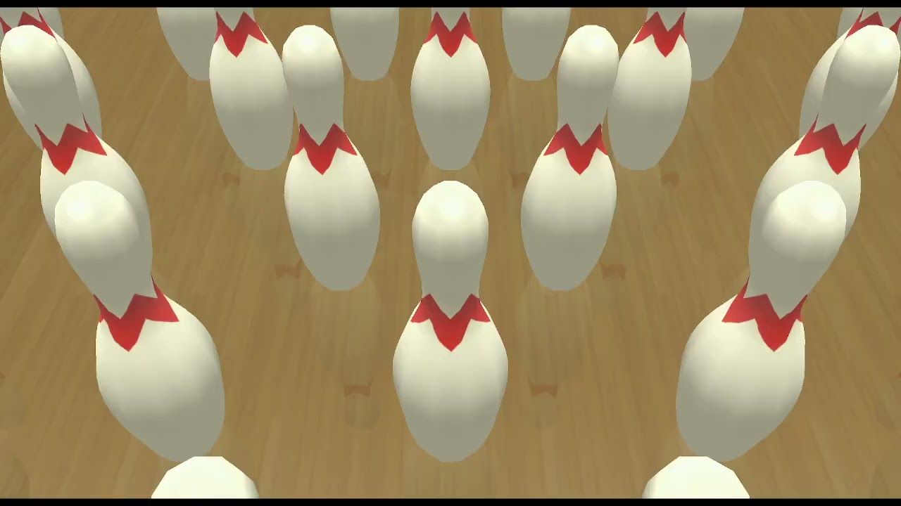 hitting the red button in wii sports bowling 🤯
