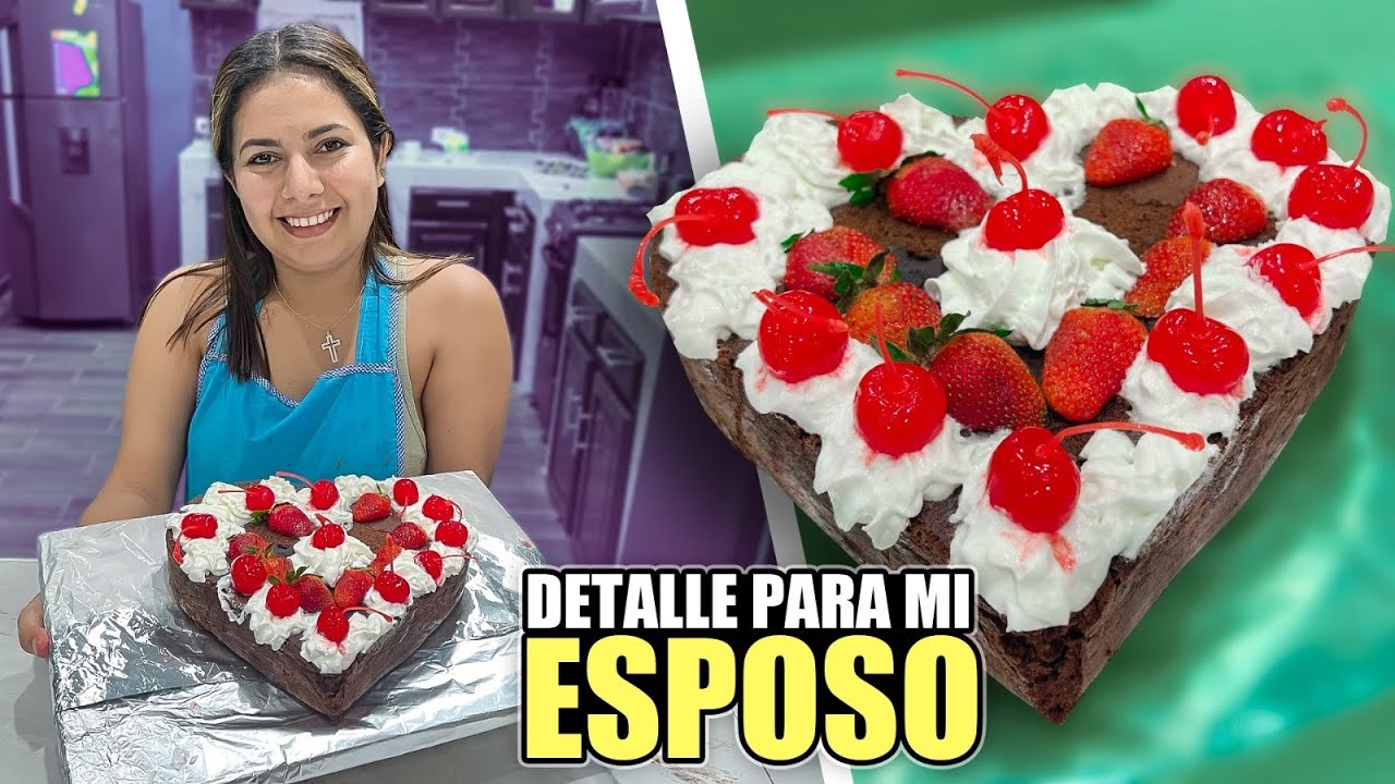 LE HICE UNA TORTA A MI ESPOSO POR EL DÍA DE  SAN VALENTÍN 🥰