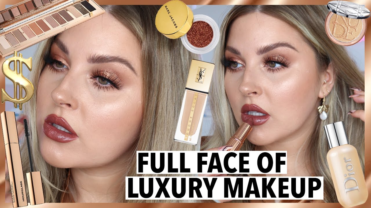 Full Face of Luxury Makeup 💰 $1014 MAKEUP TUTORIAL wow expensive