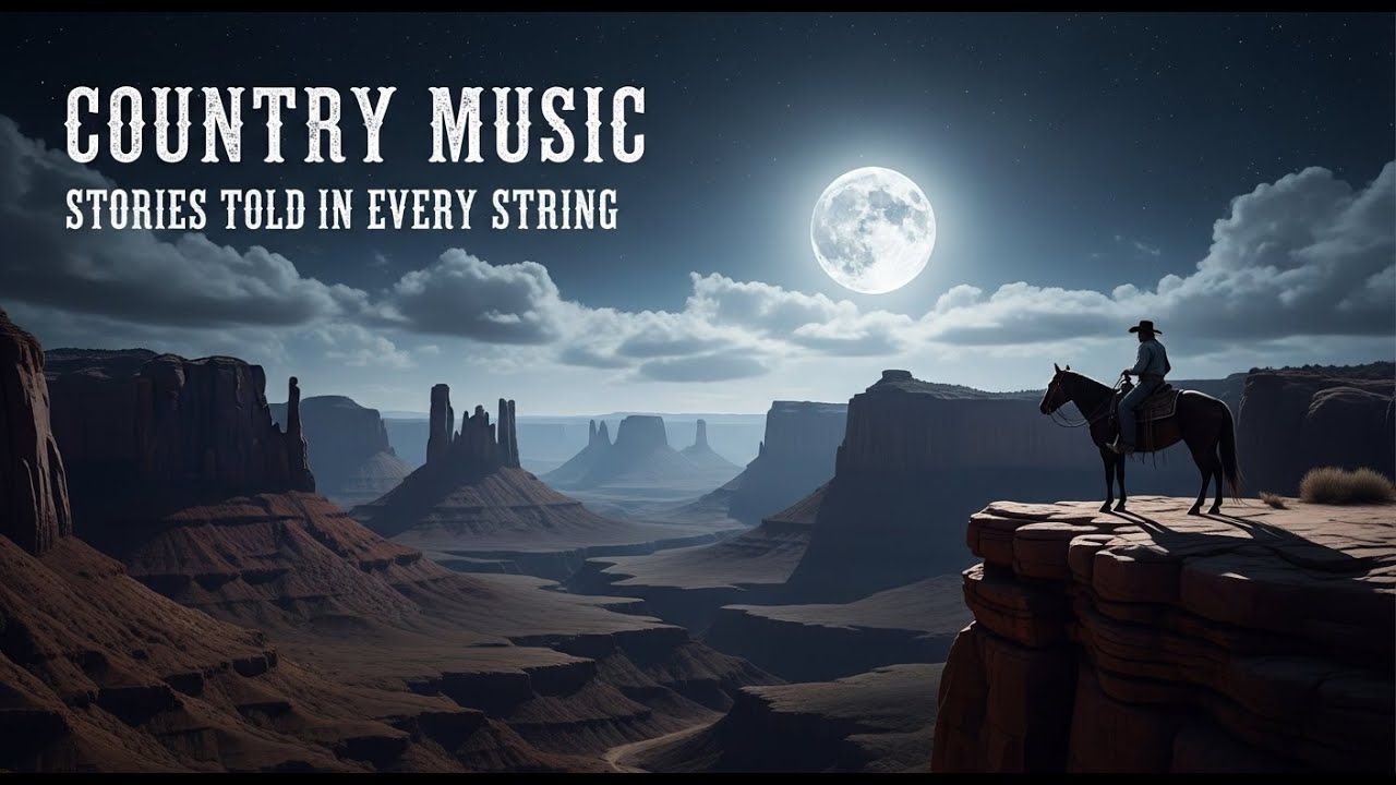 Timeless Country Playlist | Classic Country Songs with Gentle Acoustic Night Ambience
