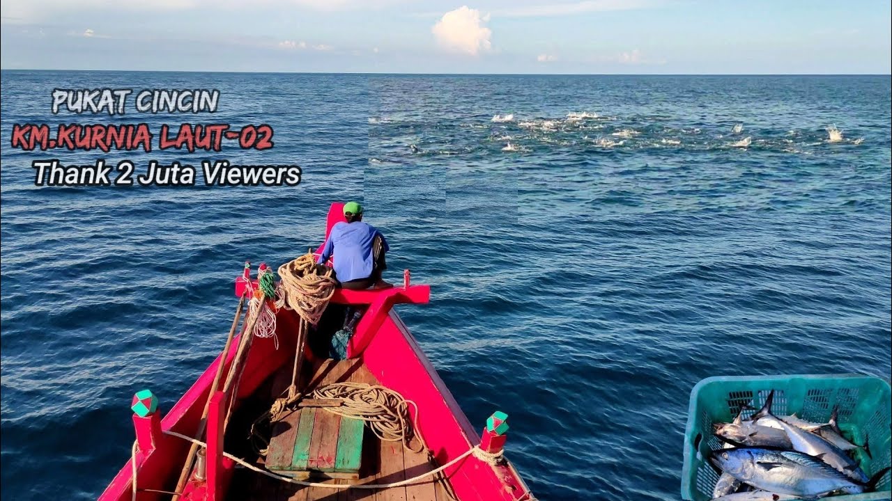 PUKAT CINCIN, Begini Cara Nelayan Indonesia Menangkap Ikan Di Siang Hari || KM.KURNIA LAUT - 02