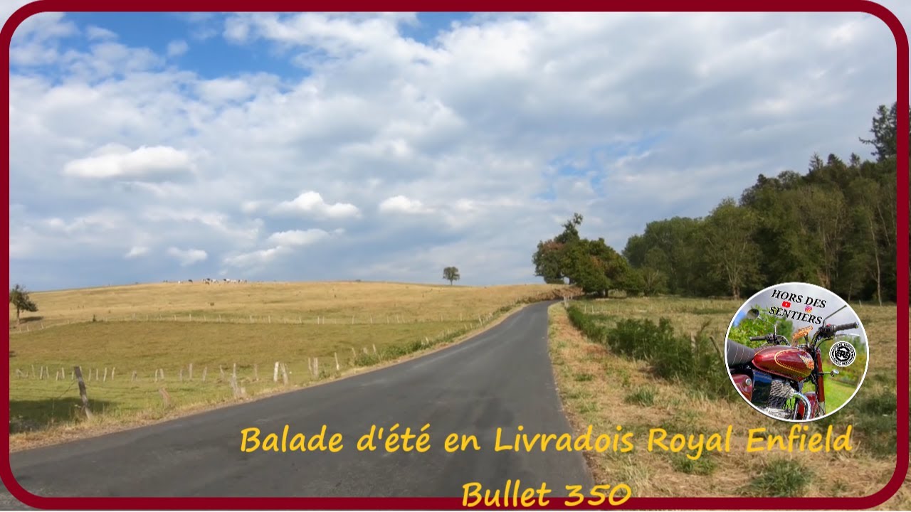 Balade d'été en Livradois Royal Enfield Bullet 350