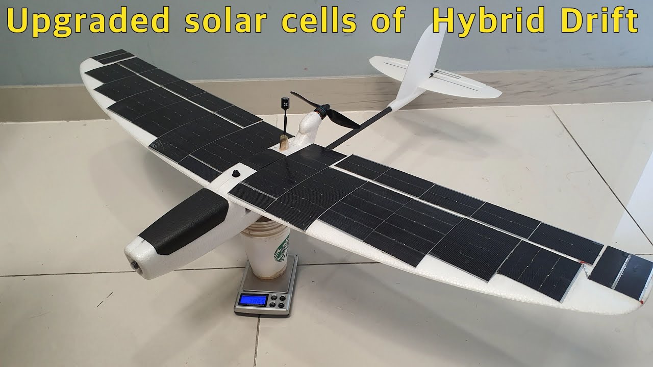 Build of new upgraded solar cell wings of Hybrid Drift 877