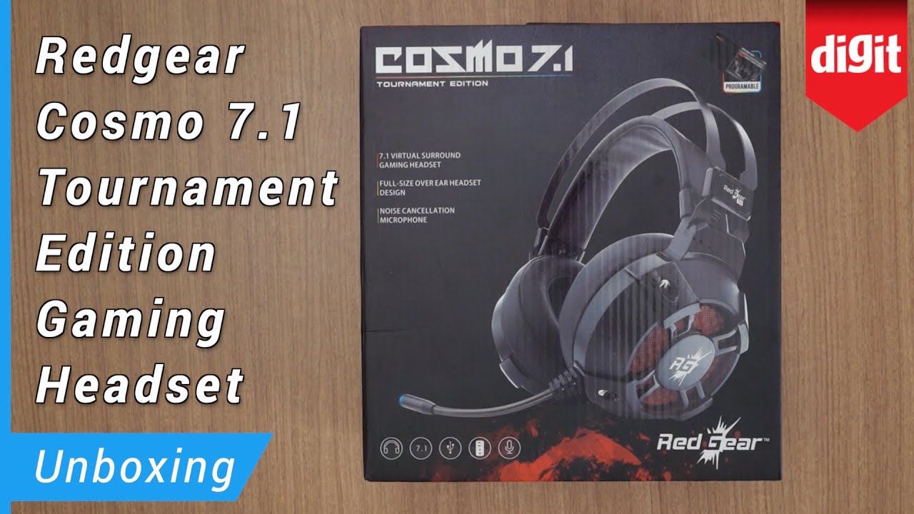 Redgear Cosmo 7.1 Tournament Edition Gaming Headset Unboxing