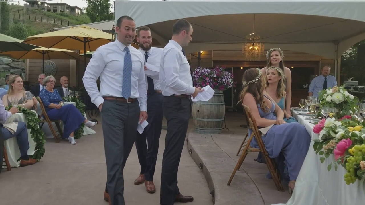 Triplet Brothers Epic Wedding Speech