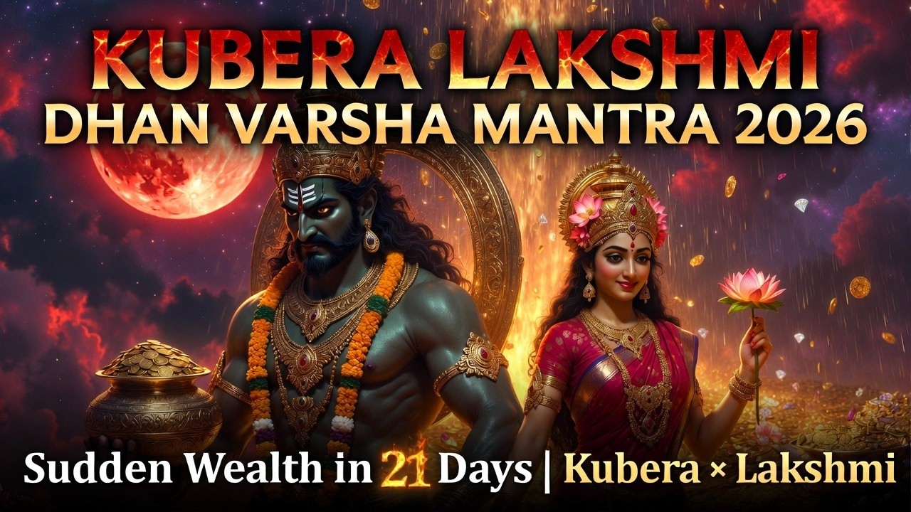 कुबेर लक्ष्मी धन वर्षा मंत्र 2026 💰 | Kubera × Lakshmi | Wealth in 21 Days | अचानक धन प्राप्ति