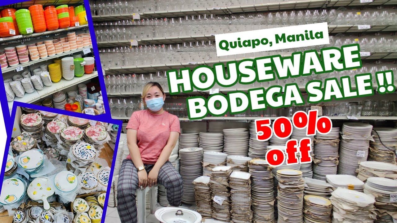 PINAKAMURANG BILIHAN NG HOUSEWARE | BAGSAKAN SA QUIAPO - MEGA SALE