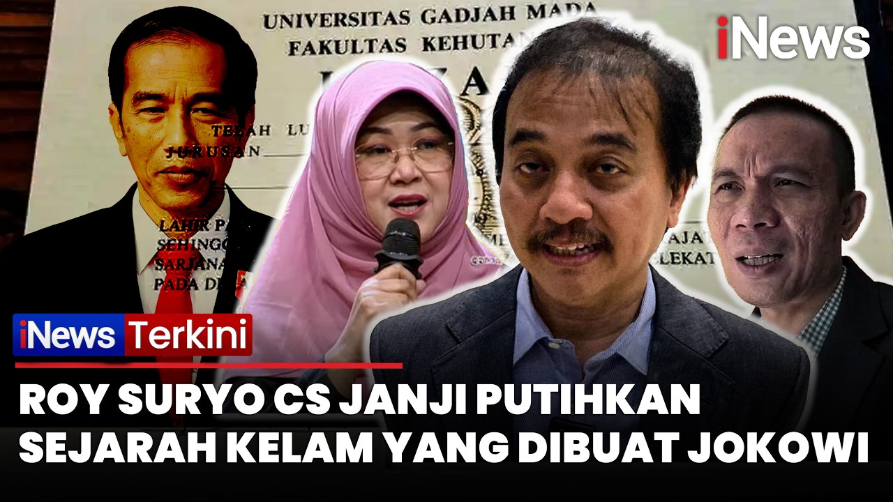 Roy Suryo Cs Janji Putihkan Sejarah Kelam yang Dibuat Jokowi | iNews Terkini