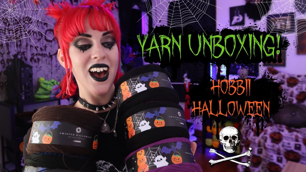 YARN UNBOXING ~ HOBBII HALLOWEEN YARN