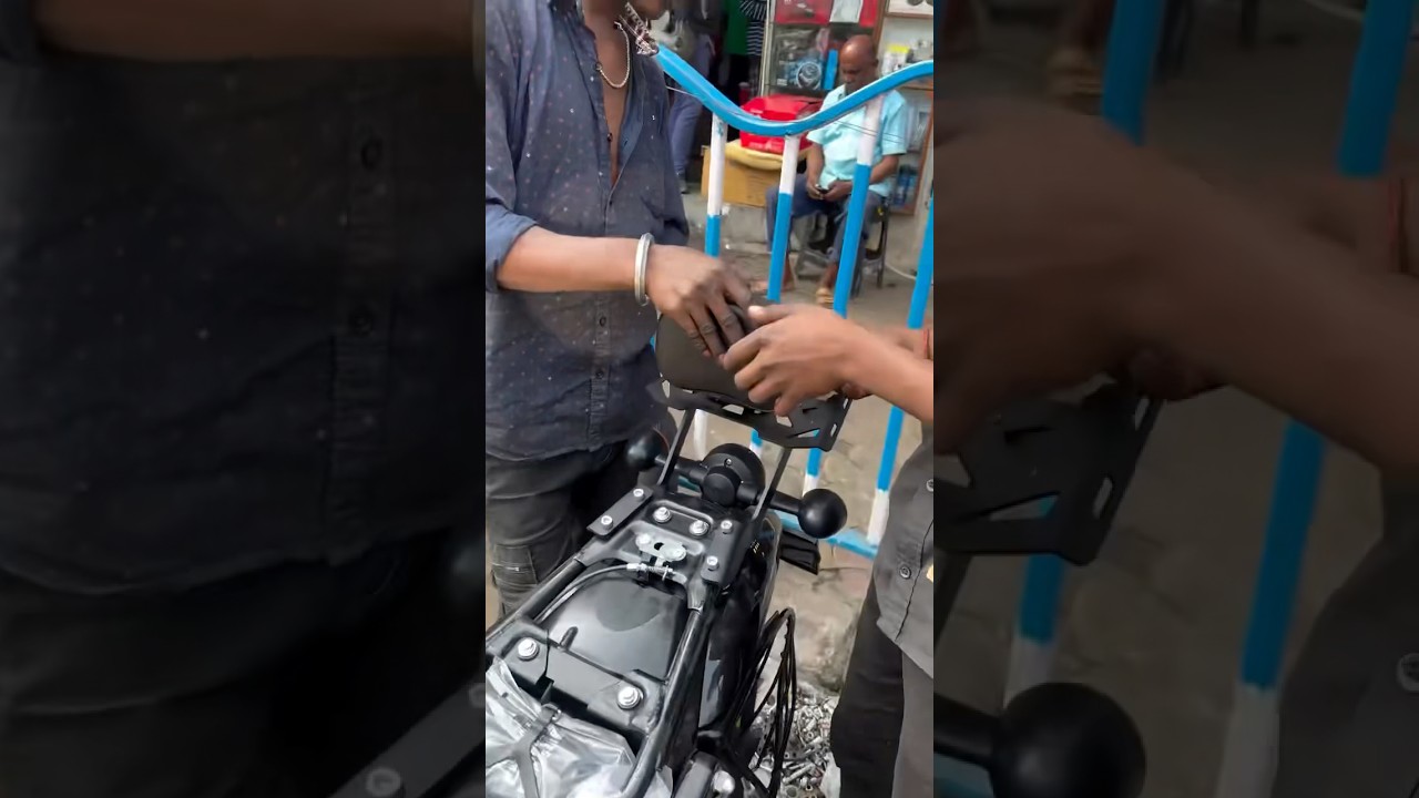 Royal Enfield Hunter 350 Moto Torque Top Rack installing M. 8336863669 