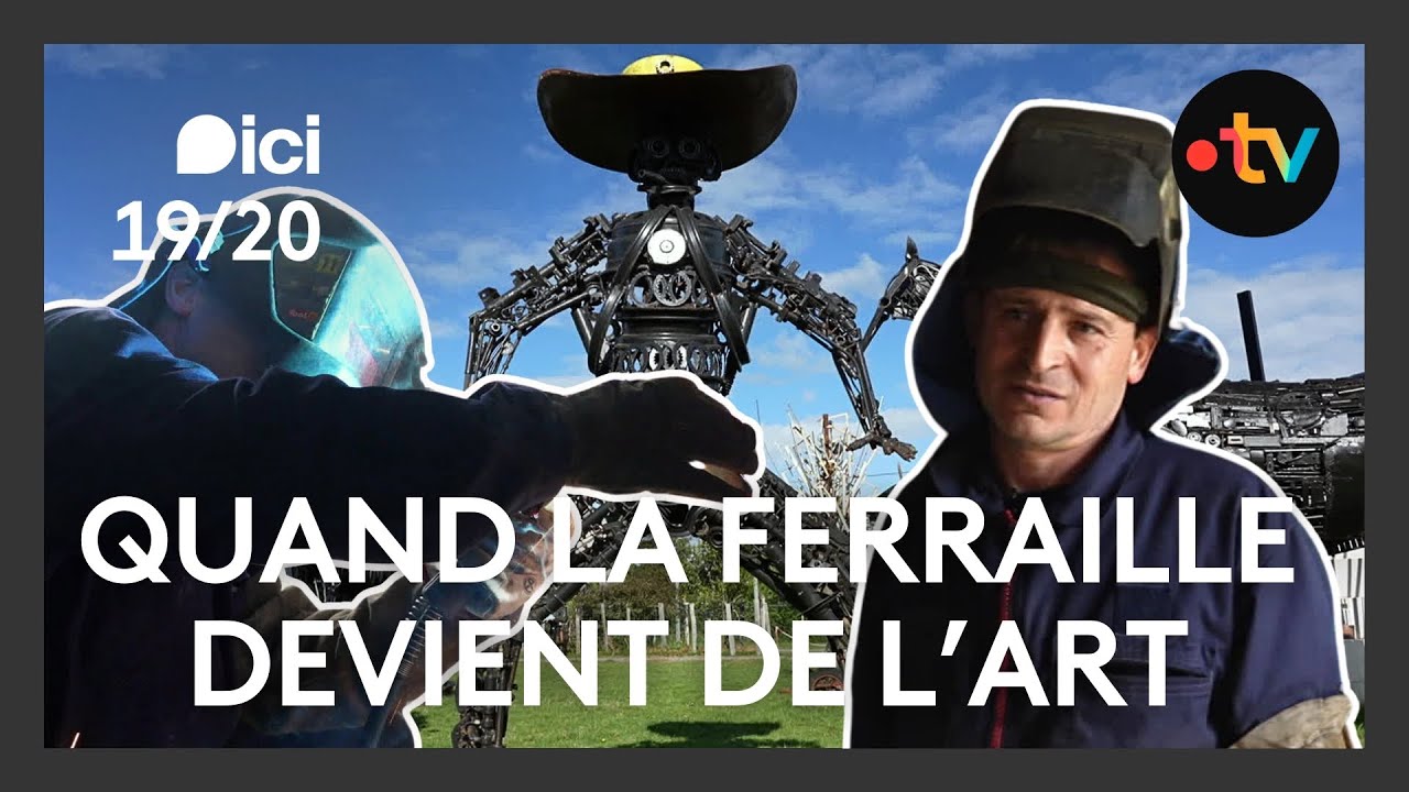 250 sculptures en métal recyclé : l’incroyable parcours de Murat, soudeur-artiste