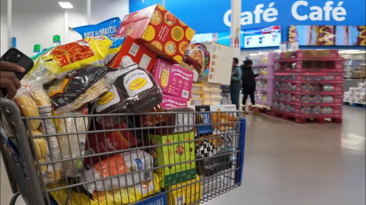 Spring Grocery Shopping at Sam's Club