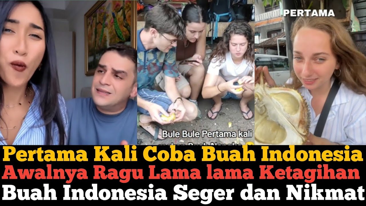 Awalnya Bule Ini Ragu Makan Buah Indonesia! Tapi Setelah Coba Malah Ketagihan