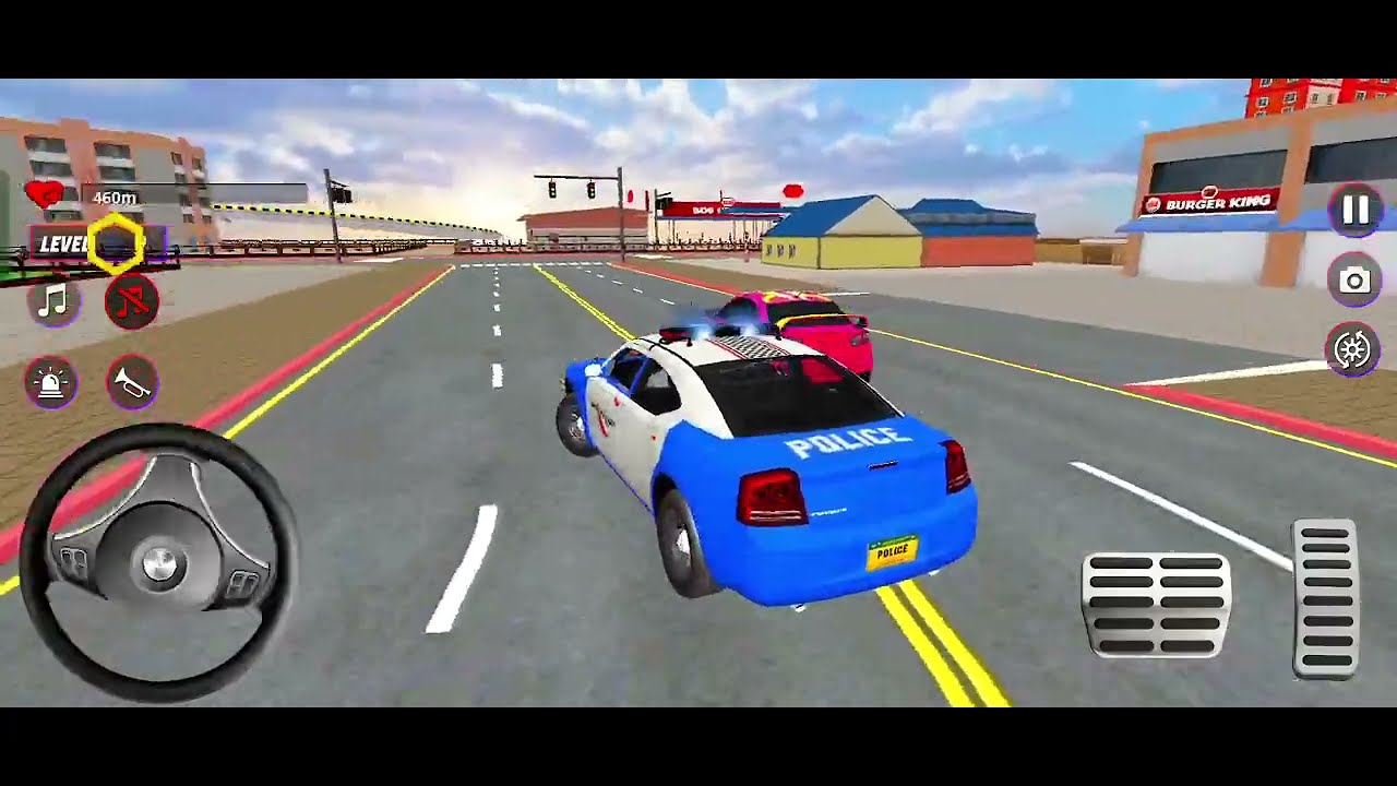 🚓Police Car Chase Simulator 3D - Real City Cop Pursuit Gameplay (Android)