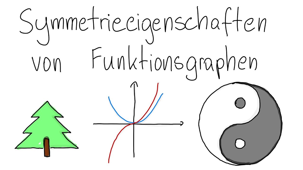 Analysis (Teil 1) - 06b Symmetrie von Graphen ganzrationaler Funktionen (Kurzfassung)