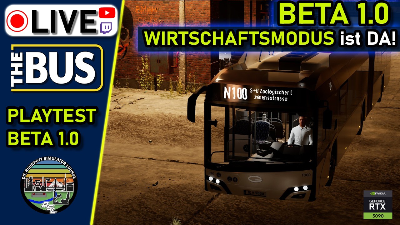 🔴 🔴 The BUS Beta 1.0 - Eine gute Zeit haben! | Multistream | SIMRIG