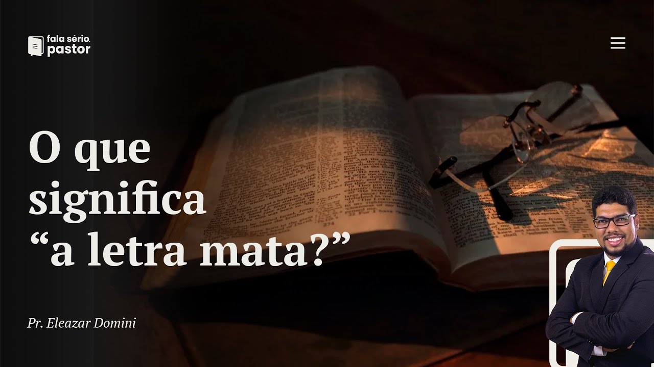 Fala sério, pastor: O que significa a expressão 