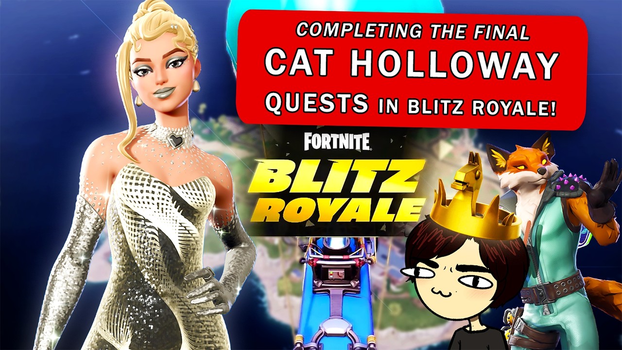 Can I complete the final quests before the season ends? | Fortnite Blitz Royale Cat Holloway Quests