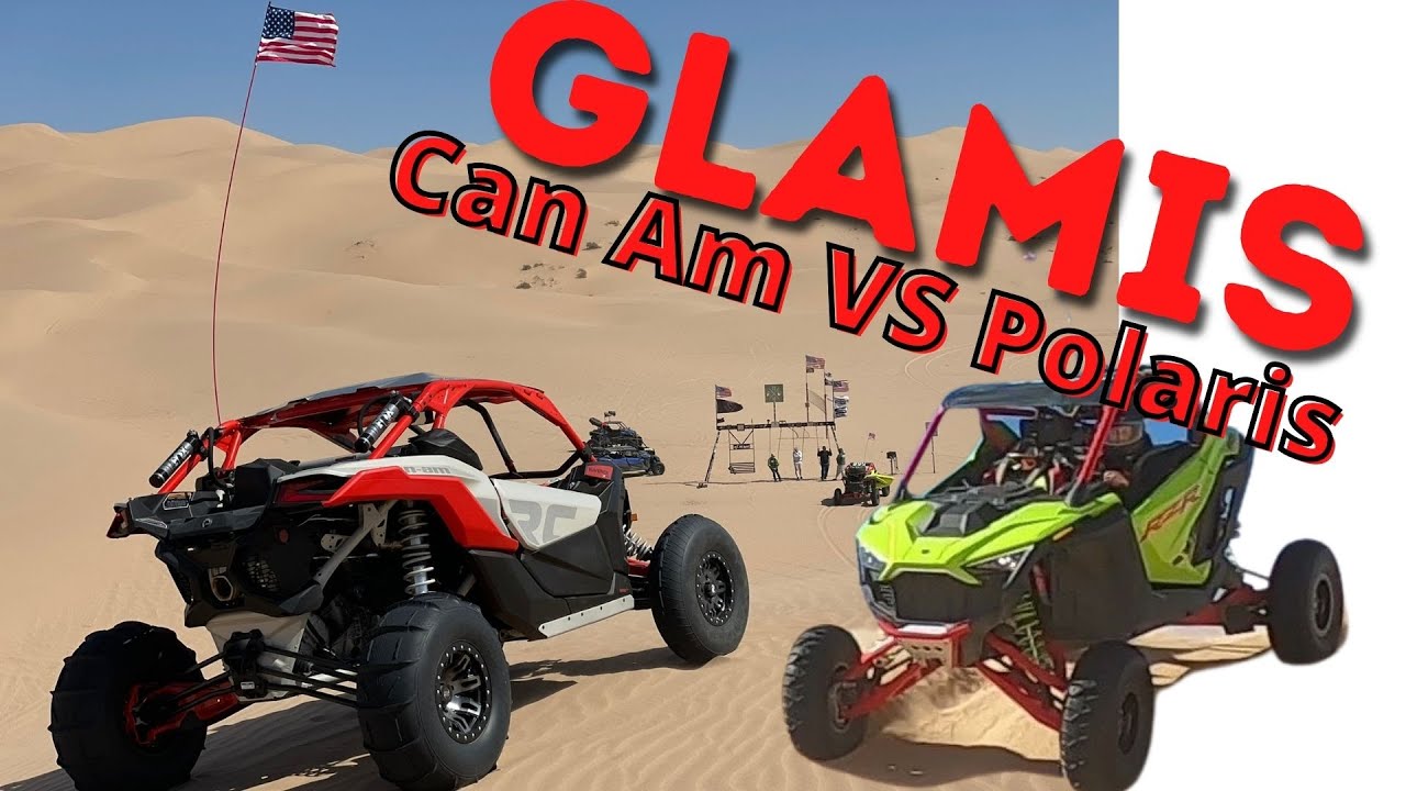 GLAMIS Can Am и Pro R соревнуются лицом к лицу! Дрэги и прыжки ~ Oldsmobile Hill and Swing set Ri...