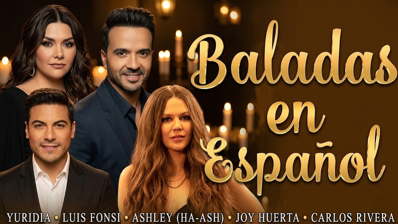 MIX BALADAS ROMÁNTICAS 2026 🎵 HaAsh, Yuridia, Luis Fonsi, Carlos Rivera, Jesse Y Joy🎵 Pop en Español