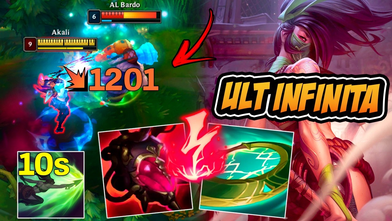 AKALI AD E AP BUILD DE ULT INFINITA &Eacute; COMPLETAMENTE INJUSTA
