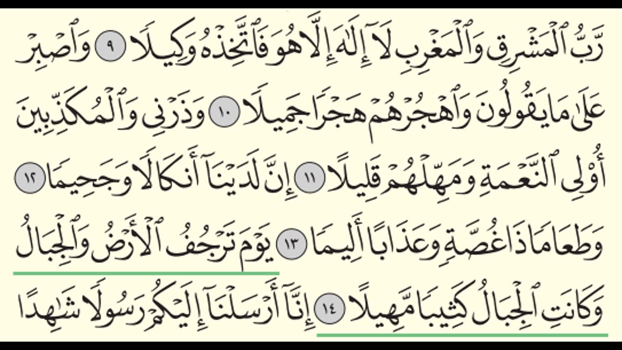 سورة المزمل - ادريس ابكر - Surah Al-Muzzammil - Idris Abkar - (73)
