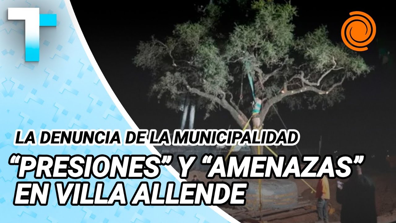 El intendente de Villa Allende aseguró que talarán el histórico quebracho si no consiguen una grúa