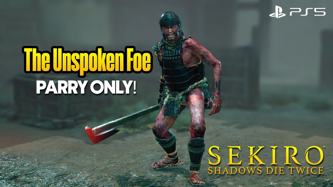 Sekiro - Parry Only VS a Random Drunken Axe Dude (Hirata Estate)