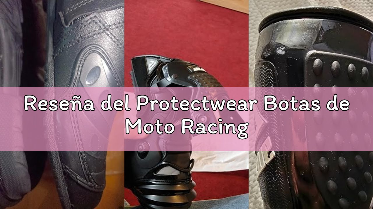 Reseña del Protectwear Botas de Moto Racing