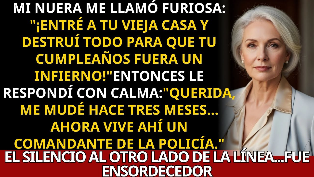 Mi nuera destruyó mi casa para arruinar mi cumpleaños… pero la sorpresa fue para ella
