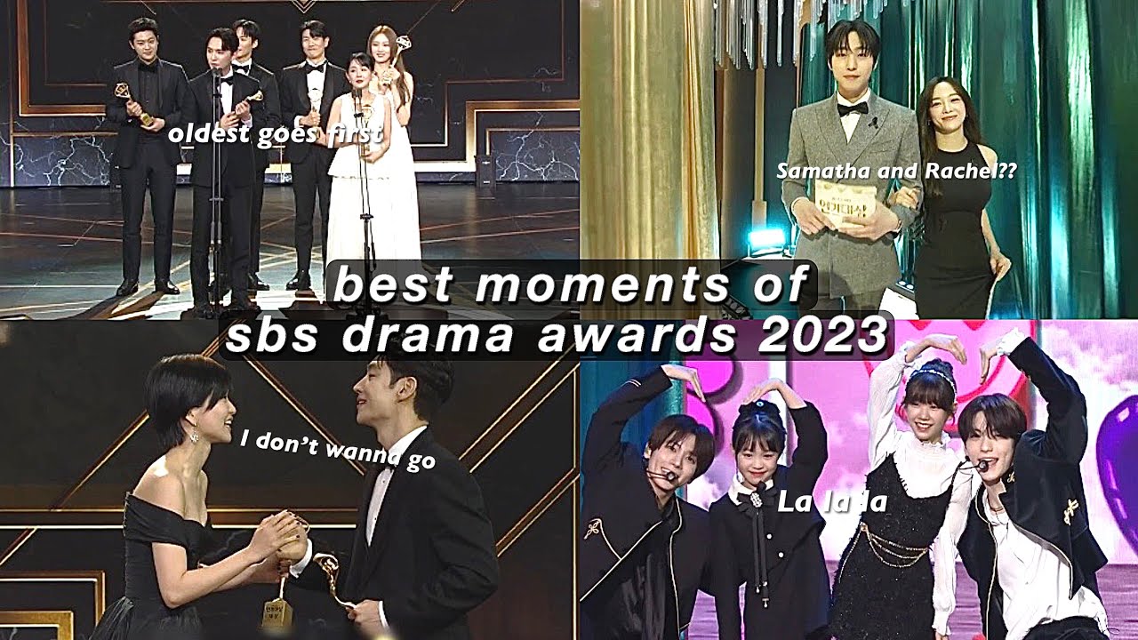 best moments of sbs drama awards 2023 (chaotic)