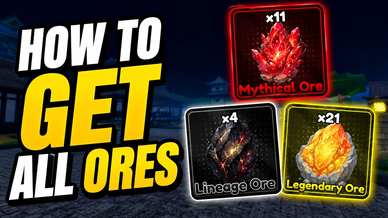 How to GET ALL ORES (LINEAGE, MYTHICAL, LEGENDARY ORES FARM) in LINEAGE PIECE Roblox