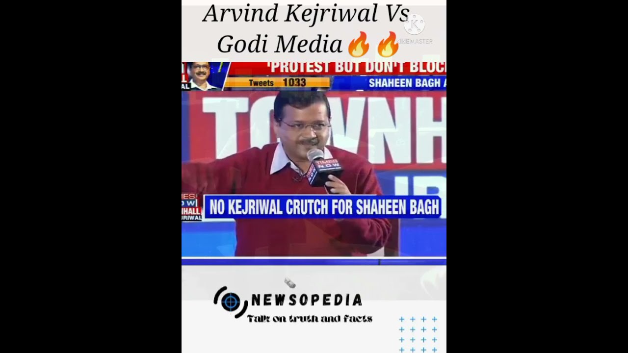 Arvind Kejriwal Roast Godi media 😂