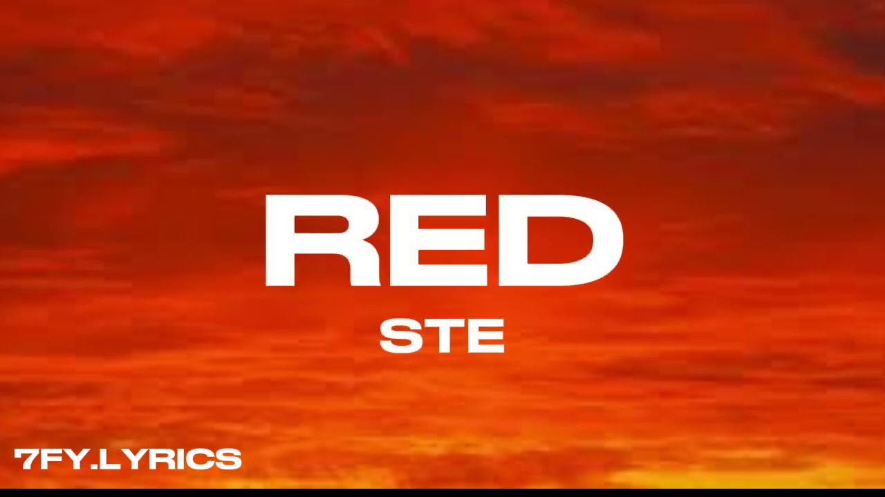 STE - RED (Testo/Lyrics)🇮🇹