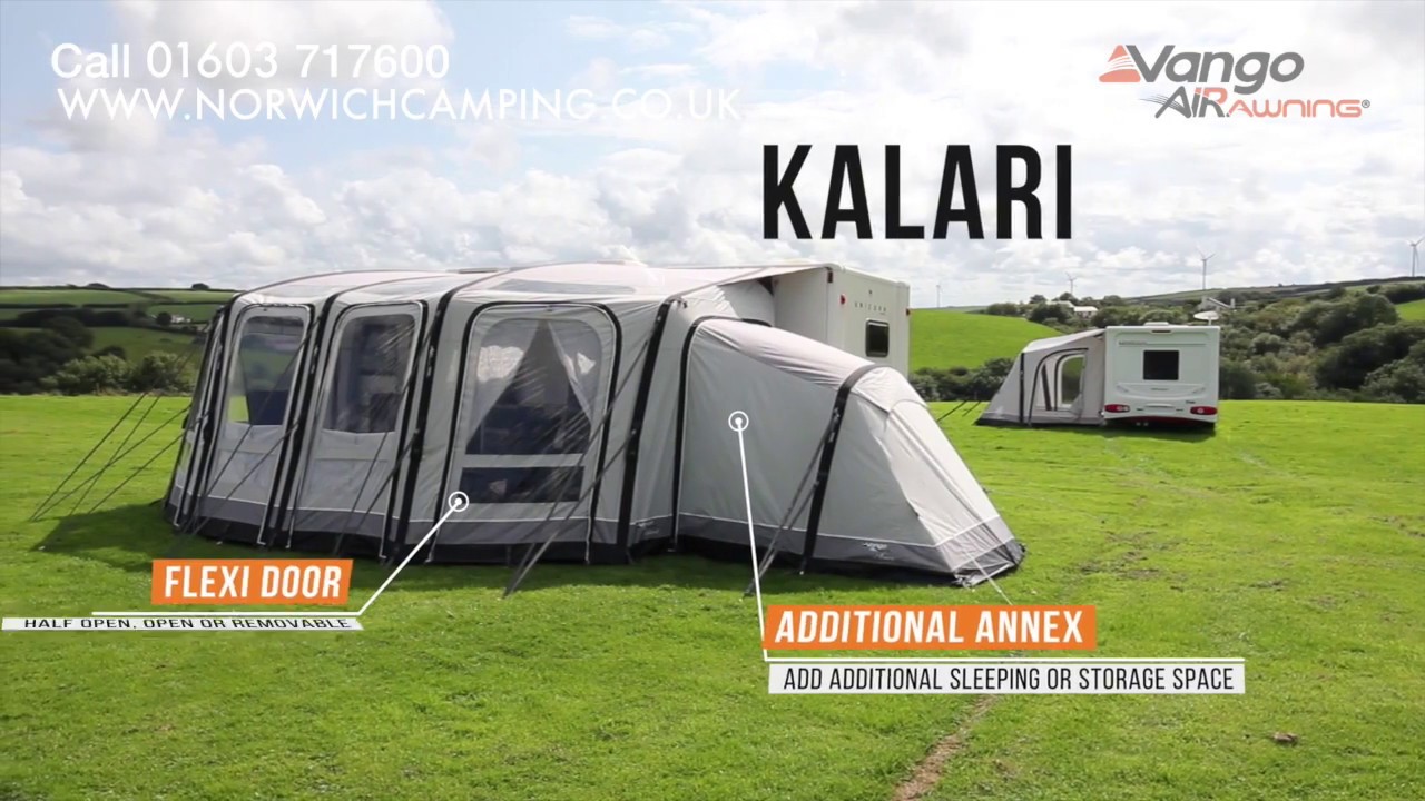 Vango Kalari 380, 420 & 520 Awning 2018 Review