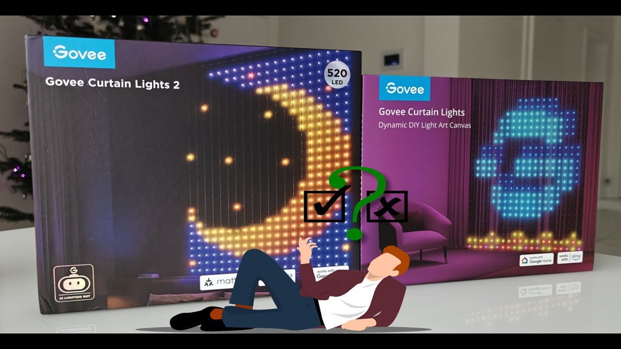 Porównanie Govee Curtain Lights vs Govee Curtain Lights 2 PL