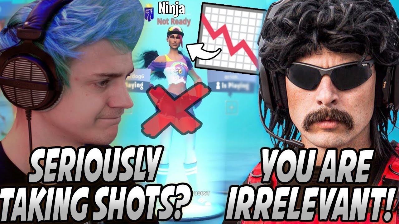 Ninja Responds To DrDisrespect Taking SHOTS At Him As SOON As He Got UNBANNED From Streaming!