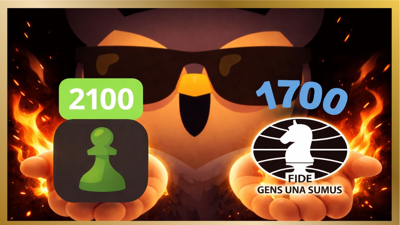 2100 CHESSCOM vs 1700 FIDE : c'est QUI le plus fort ?? 🤔😱