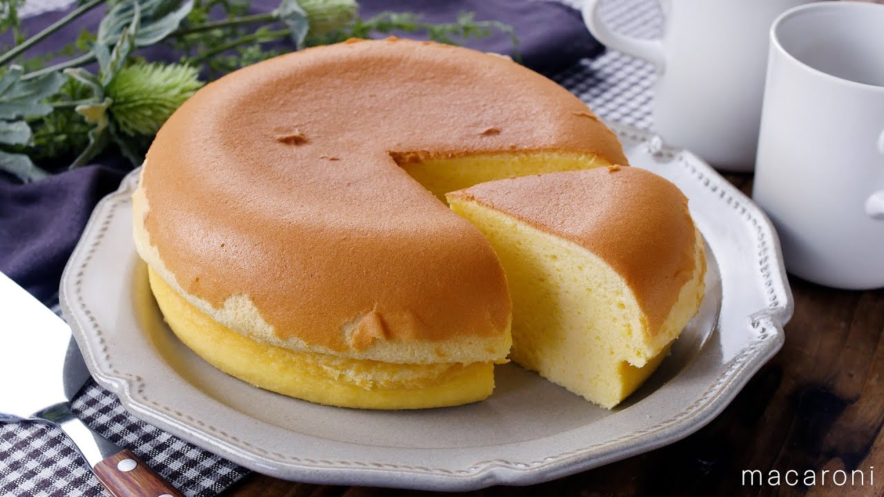 【炊飯器で作るシフォンケーキ】型いらずで手軽に！炊飯器でふわふわ♪オーブンやシフォンケーキ用の型を持っていない人におすすめ｜macaroni（マカロニ）