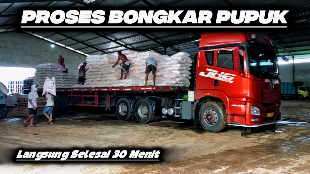 Proses Bongkar Pupuk