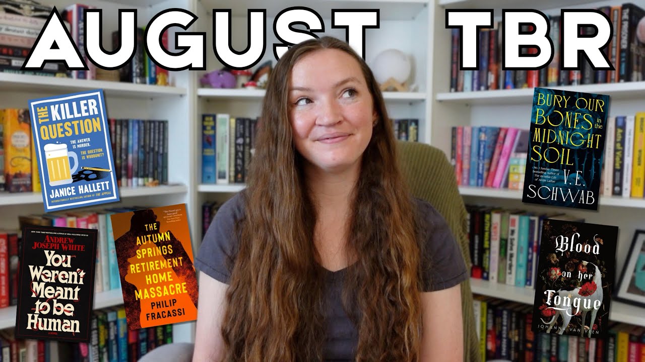 August TBR 2025 | New Horror, Vampires, & Exciting ARCs 📚