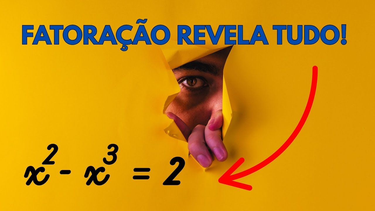 🔑 A Magia da Fatoração: Resolva x² - x³ = 2 (com raiz complexa!)