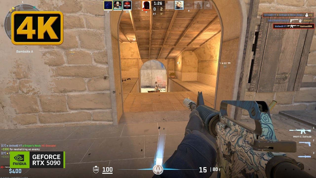 Counter-Strike 2 Gameplay 4K (No Commentary) | LONGPLAY