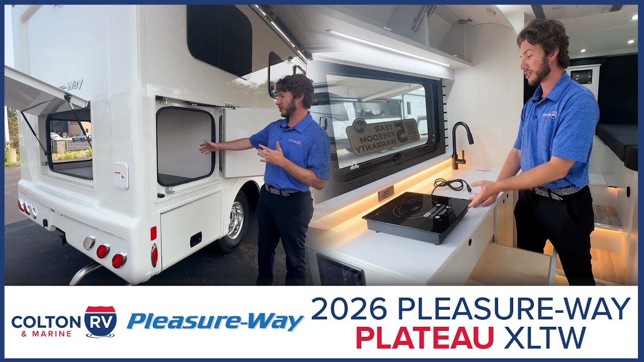2026 Pleasure-Way Plateau XLTW Class B+ Diesel Motorhome Tour