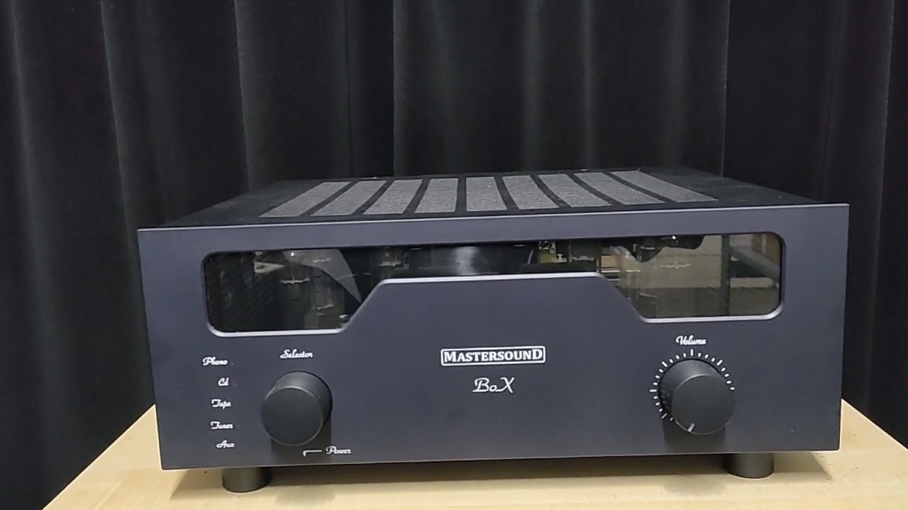 Mastersound BOX, integrato a valvole in Casse A - (Occasione)