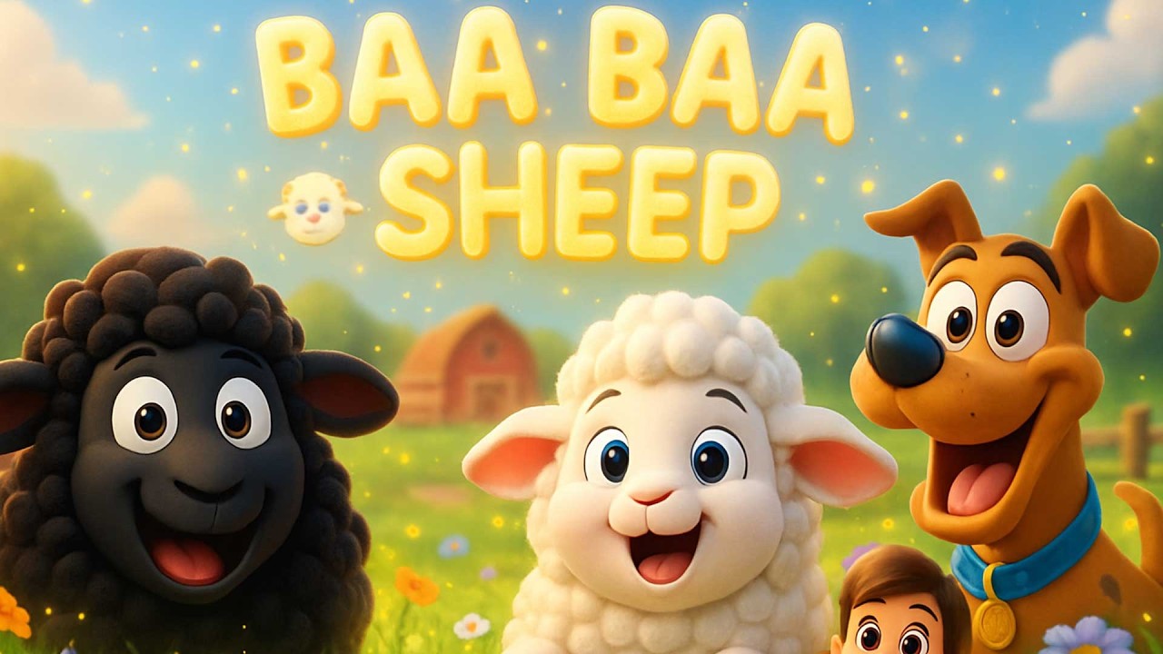 Bye Bye Sheep Family 👋🐑 | Coco, Meko & Scooby Farm Fun Rhymes _02