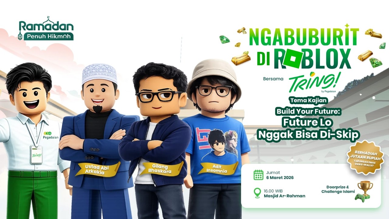 🔴 [LIVE] - Ngabuburit di Roblox Bersama TRING! Pegadaian