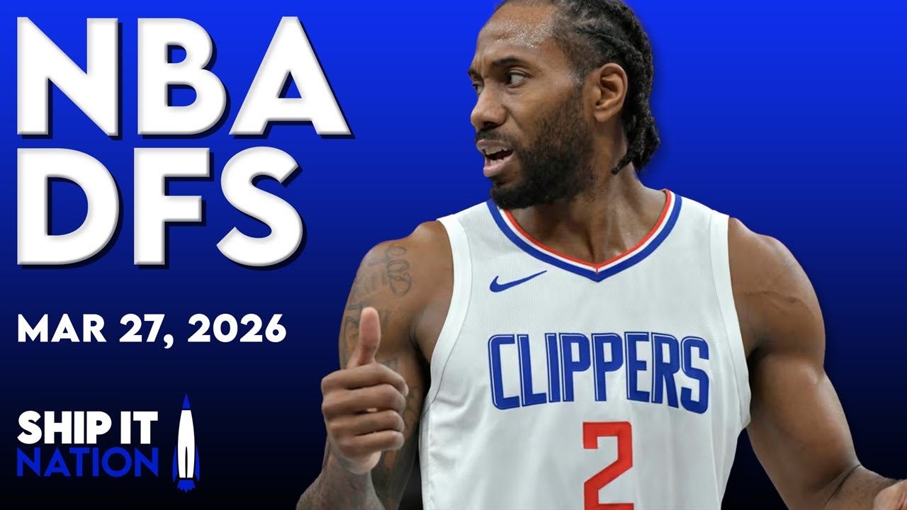 NBA DFS Process | DraftKings & FanDuel Picks, Plays & Slate Breakdown | Friday, 03/27/26
