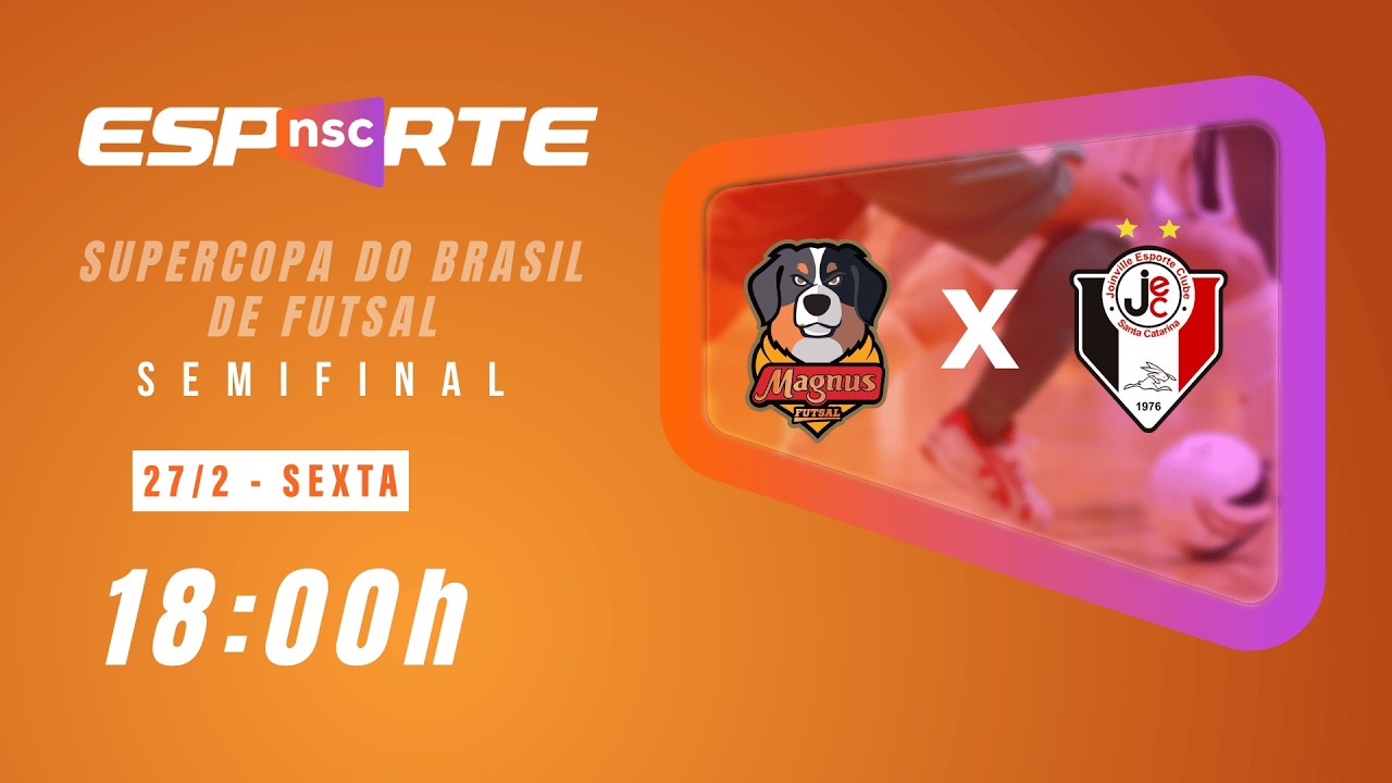 [AO VIVO E COM IMAGENS] MAGNUS X JEC SEMIFINAL SUPERCOPA DO BRASIL DE FUTSAL