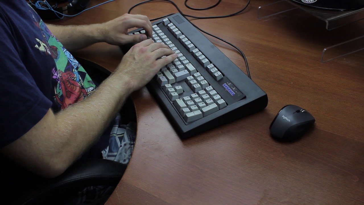 Typing Demo XL - IBM buckling springs (Unicomp Model M) (ASMR)